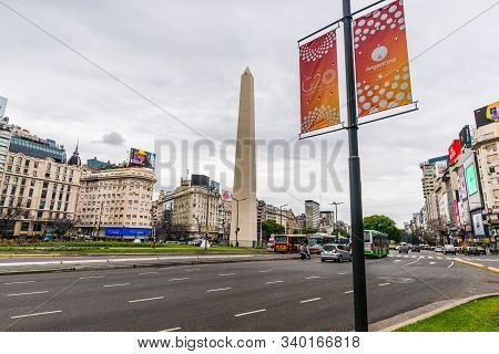 Buenos Aires, Argentina - November 25, 2018: City Before G20 Summit