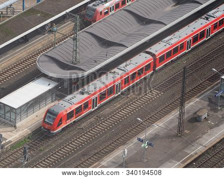 Regional Train In Koeln
