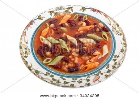 Italské minestrone polévka