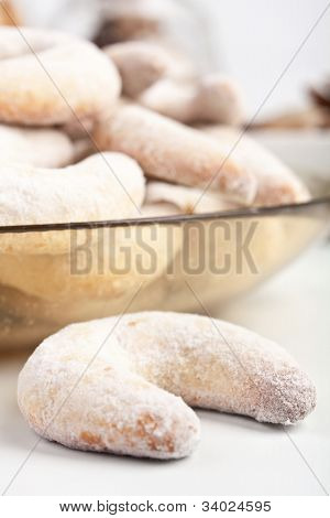 Cookie di mezzaluna Vitti e mandorle