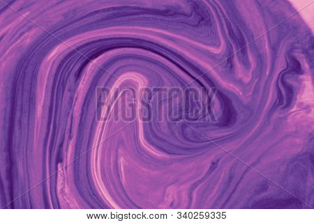 Purple Background From Liquid And Color Combinations