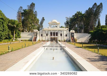 Panchkula, Haryana / India - December 03 2019: Yadavindra Gardens, Also Known As Pinjore Gardens