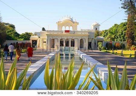 Panchkula, Haryana / India - December 03 2019: Yadavindra Gardens, Also Known As Pinjore Gardens