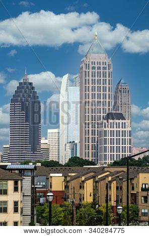 Atlanta Towers Beyond Condos And Summer Sky