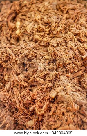 Setswa is traditionally boiled and ponded beef, eaten all over southern Africa, 