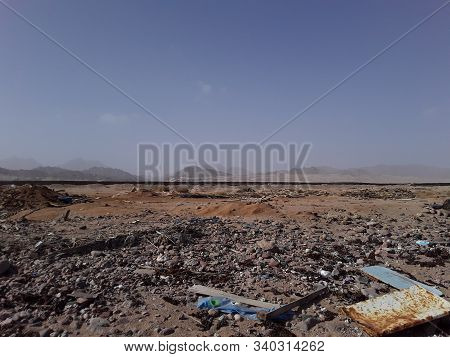 View Of The Desert In The Resort Of Sharm El Sheikh In Egyptian