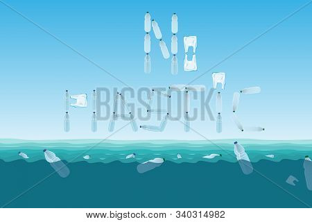 Water Pollution From Plastic Waste. Ecological Catastrophy.
