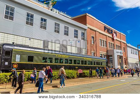 Halifax, Nova Scotia - September 21, 2018: Halifax, In Addition To Being A Huge Seaport And Cruise S