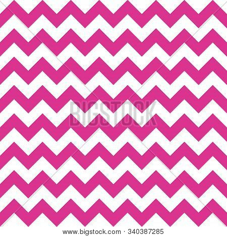 Abstract Purple White Geometric Zigzag Texture. Vector Illustration.