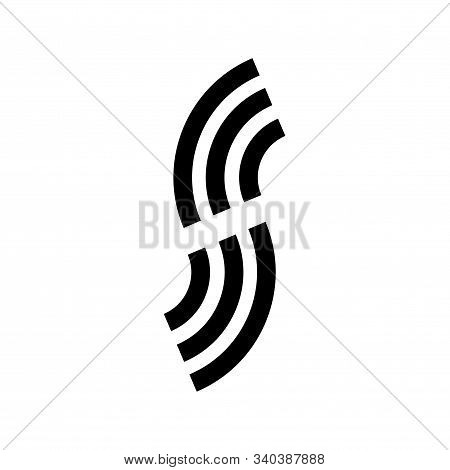 S, Sss Initials Geometrical Company Logo And Vector Icon