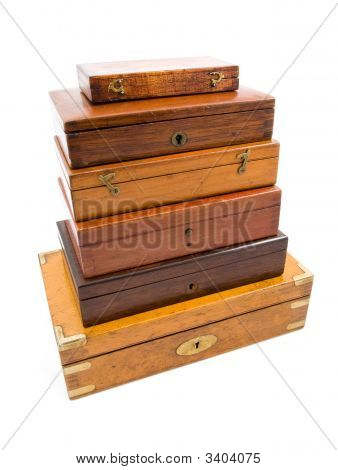 Holzkiste mit isoliert