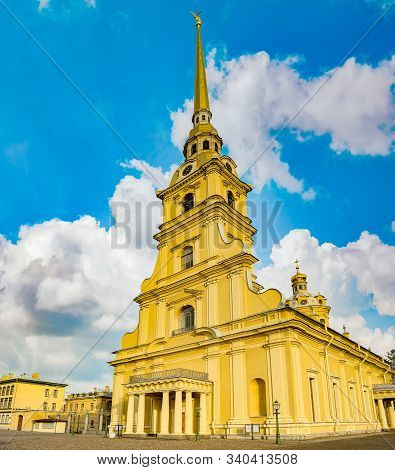 Peter And Paul Fortress And Tomb. Saint Petersburg. Russia.
