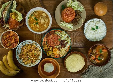 Ghanaian Assorted  Cuisine