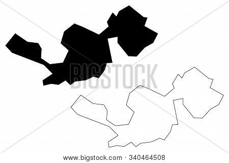 Balti Municipality (republic Of Moldova, Administrative Divisions Of Moldova) Map Vector Illustratio