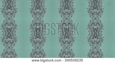 Great For Fabric And Textile Green Mint And Celadon Ornamental, Floral Seamless Pattern. Colorful Ra