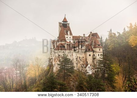 Majestic Bran castle in Romania