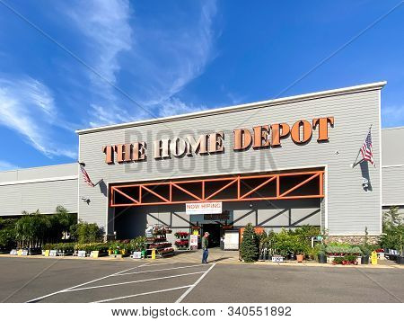 The Home Depot Store In San Diego, California, Usa. Home Depot Is The Largest Home Improvement Retai