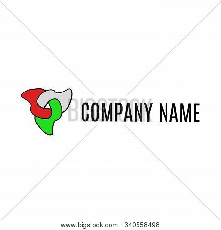 Template Logoo Of Icon For Company On White Background.