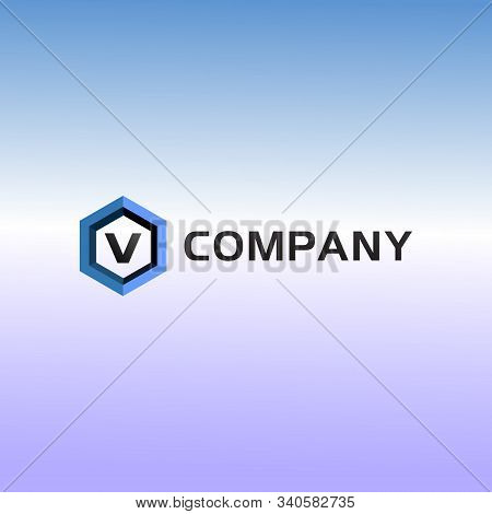 Letter V Alphabetic Company Logo Design Template Light Blue Hexagon Logo Concept Cyan Violet Gradation Background Eps 10 Poster Id Letter V Alphabetic Company Logo Design Template Light Blue Hexagon Logo Concept Cyan Violet Gradation Background Eps 10 Poster Id