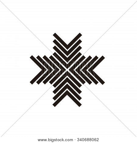 Arrows, Plus Logo, Plus Plus Lines, Vector Logo Plus, Logo Innovation, Black Line, To The Core