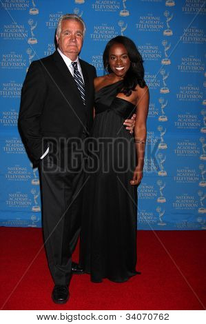 LOS ANGELES - JUN 17:  John McCook, Kristolyn Lloyd arrives at the 2012 Daytime Creative Emmy Awards at Westin Bonaventure Hotel on June 17, 2012 in Los Angeles, CA