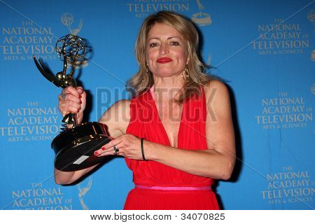 LOS ANGELES - JUN 17:  Mary Iannelli, Costume Designer, General Hosptial arrives at the 2012 Daytime Creative Emmy Awards at Westin Bonaventure Hotel on June 17, 2012 in Los Angeles, CA
