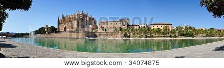 Mallorca katedrála Panorama