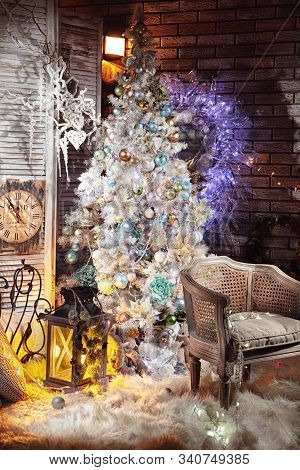 New Year Still Life With Different Accessories