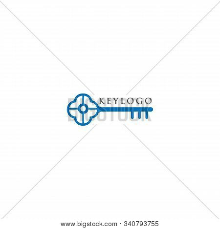 Home Key Icon Logo Design Vector Template