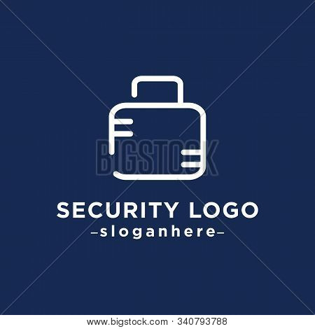 Lock Security Cyber Icon Logo Design Vector