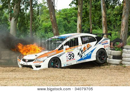 Touring Car Race v Pattaya, Thajsko, červen 2012