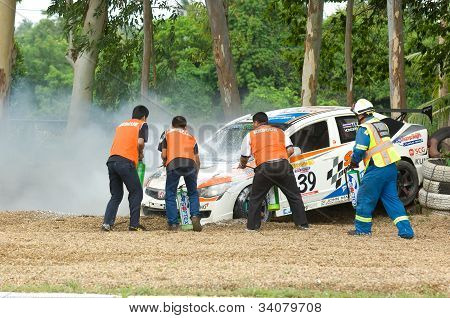 Touring Car Race v Pattaya, Thajsko, červen 2012