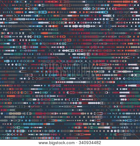 Hip Funky Techno Circles Moody Graphical Pattern