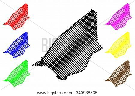 Brakna Region (regions Of Mauritania, Islamic Republic Of Mauritania) Map Vector Illustration, Scrib
