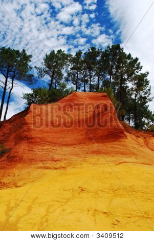 Quarys antigo em Roussillon Provence