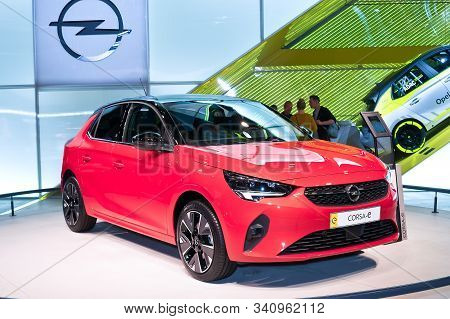 Frankfurt-september 19: Opel Corsa E At The Frankfurt International Motor Show On September 19, 2019