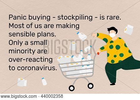Stop the panic buying of toilet paper. This image is part our collaboration with the Behavioural Sciences team at Hill+Knowlton Strategies to reveal which Covid-19 messages resonate best with the publ