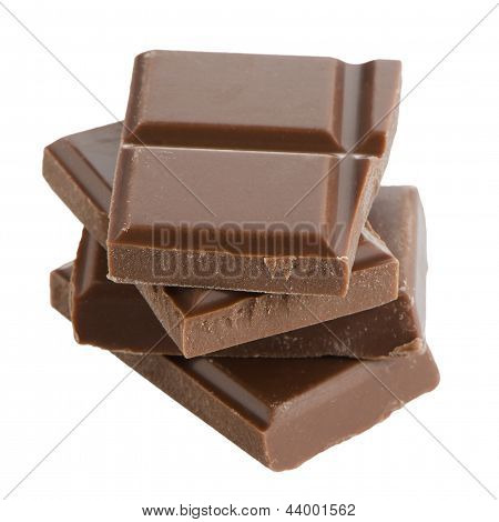 Closeup Detail Of Chocolate Parts