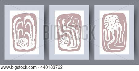 Printable Wall Art Vector Poster Set Vector.