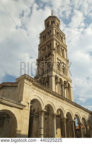 Split, Croatia. 16 August 2018. The Cathedral Of Saint Domnius, Split, Dalmatia, Croatia.