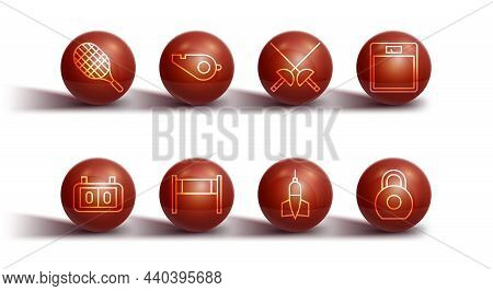 Set Line Tennis Racket, Sport Mechanical Scoreboard, Bathroom Scales, Dart Arrow, Volleyball Net, Wh