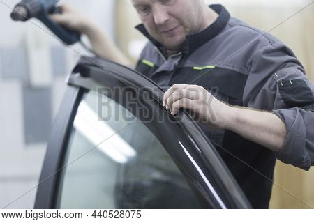 Deflectors For Side Windows Of The Car.car Accessory. Additional Equipment.