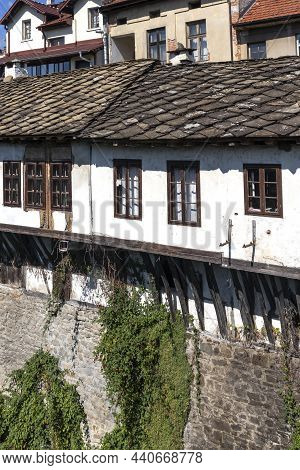Panoramic View Of Center Of Town Of Troyan, Bulgaria