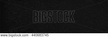 Damascus Steel Texture, Cloud Pattern, Dark Color Vector