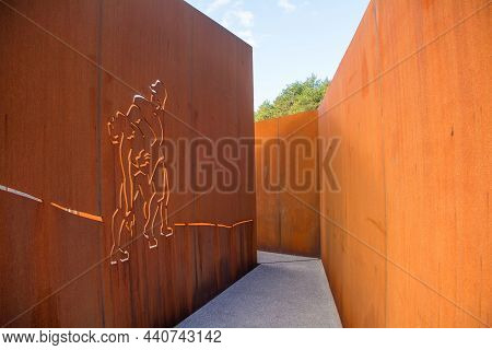 Nova Gorica, Slovenia - October 23rd 2021. A Memorial To Hungarian Soldiers Who Fell On The Isonzo F