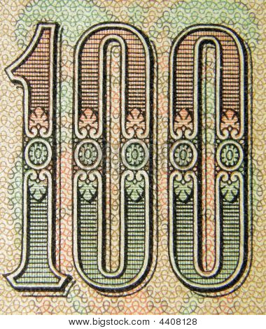 Sto, Fragment starych banknotów