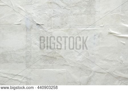 Blank White Torn Paper Poster Texture Background