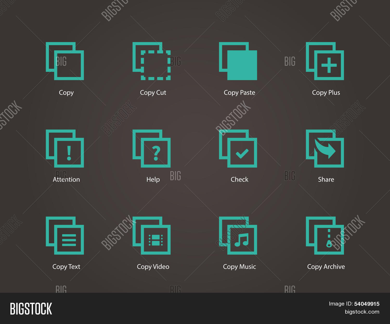 Copy Paste Icons Apps Vector & Photo (Free Trial) | Bigstock
