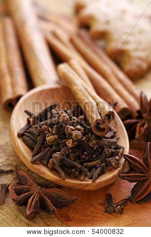 Spices for Christmas cakes