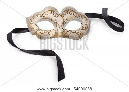   Carnival mask isolated on white background